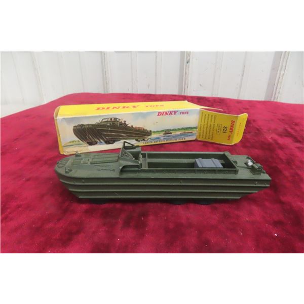 Camion Amphibie Militaire Dinky #825, 7" Long, w Box