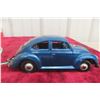 Image 2 : Bandai Volkswagen Sedan, Battery Operated Remote Control, w/ Box, 1960s, 8" Long