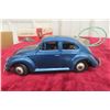 Image 4 : Bandai Volkswagen Sedan, Battery Operated Remote Control, w/ Box, 1960s, 8" Long