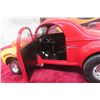 Image 2 : Acme 1941 Red Flamed Willys Gasser, 1/18 Scale Die Cast, Limited Edition, 1 Of 408 Produced, w/ Box