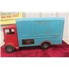 Image 9 : Tri-Ang No. 200 Tin Plate Transport Van, Made In England By Lines Bros, 1950s, 18 1/2" Long