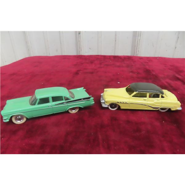 2x Dinky Cars, Dodge Royal Sedan #191 And Buick Roadmaster #24V