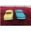 Image 7 : 2x Dinky Cars, Alfa Romeo Coupe 185 And Borgward 549, 4" Long