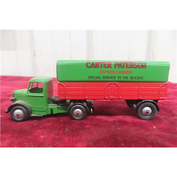Dinky Truck And Trailer Carter Patterson Express Carrier, 6 1/2" Long