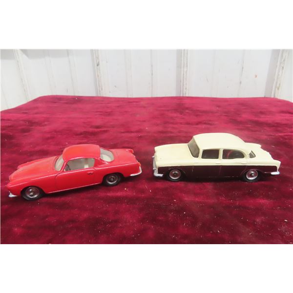 2x Dinky Cars, Humber Hawk 165 And Alfa Romeo Coupe 185