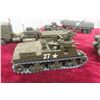 Image 5 : 7x Military Mixed Brand Vehicles Including Solido, Tanks, Trucks And Trailer Gun