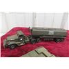 Image 8 : 7x Military Mixed Brand Vehicles Including Solido, Tanks, Trucks And Trailer Gun