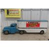 Image 10 : Buddy L Curtiss Candy Company Truck And Trailer With Babe Ruth Advertising, Pressed Steel, 1950s, 2