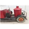 Image 9 : J. Chein Hercules Pressed Steel Fire Pumper Truck, 1920s, 18" Long