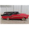 Image 1 : Bandai Japan Tin Friction Ford Fairlane Station Wagon, 1950s, 12" Long