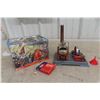 Image 1 : Wilesco D5 Model Steam Engine Boiler, Operates On Fuel Tablets, With Whistle, In Box, 8" x 5" x 9"