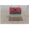 Image 6 : Fleischmann Tin Water Mill Steam Engine Accessory, Vintage, 7" x 6" x 5"