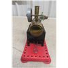 Image 2 : Mamod Stationary Steam Engine, Fuel Tablet Operated, Vintage, 7" x 4" x 6 1/2"