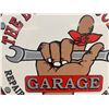 Image 2 : Busted Knuckle Garage Metal Sign, Not Too Old, 25 1/2" Diameter