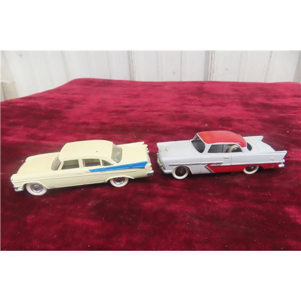 2x Dinky Cars Including Dodge Royal 191 And Plymouth Belvedere 24D, 4 1/4"