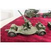 Image 6 : 10x Dinky Military Trucks And Tanks With Guns, Largest 6" Long