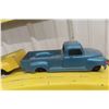 Image 12 : Structo Auto Haul Car Carrier, Pressed Steel, 1950s–1960s, Includes 2 Metal Trucks, 22" Long