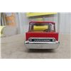 Image 5 : Structo Auto Haul Car Carrier, Pressed Steel, 1950s–1960s, Includes 2 Metal Trucks, 22" Long