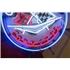Image 4 : Chevrolet Corvette Cool Neon Sign, 22" Diameter, 3 Colors, Working