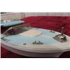 Image 4 : Vintage Wooden Model Boat, Possibly Chris-Craft Style, Battery Operated Outboard, 10 1/2" + Outboar