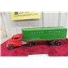 Image 7 : Hubley Kiddie Toy Motor Express Cast Iron No. 507, 1950s, 17 1/2"