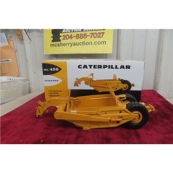 First Gear ACMOC Caterpillar No. 456 Scraper, Die Cast, 1/25 Scale, Limited Edition, With Box