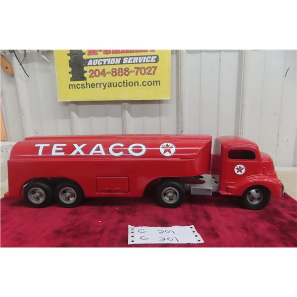 Smith Miller Texaco Tanker Truck, Pressed Steel, 1950s, 22"