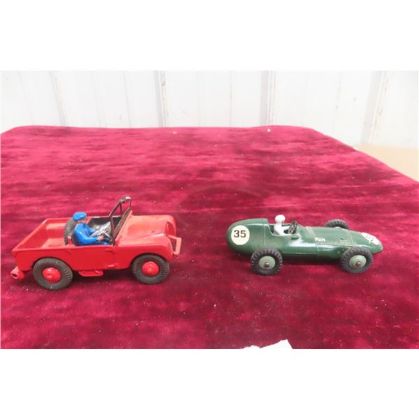 2x Dinky Cars Varwall No. 239 and Land Rover, 3 1/2"