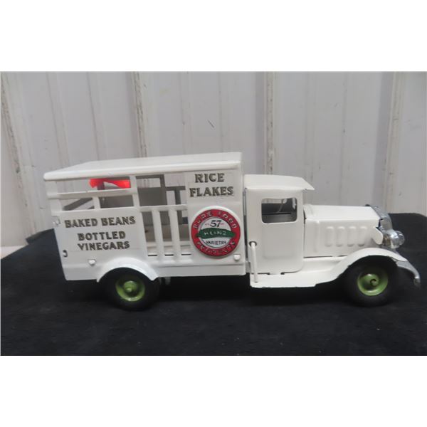 Metalcraft 1932 H.J. Heinz Pressed Steel Professionally Restored Delivery Truck, 12" Long