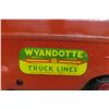 Image 4 : Wyandotte Pressed Steel Truck and Trailer, 1920s, 24" Long
