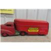 Image 9 : Wyandotte Pressed Steel Truck and Trailer, 1920s, 24" Long