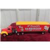 Image 2 : 4x Matchbox Die Cast Semi Trucks With Trailers, 1/50 Scale