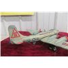 Image 7 : Yonezawa Tin Friction U.S. Air Force B-29 Bomber Plane, 1950s, 15" x 19"