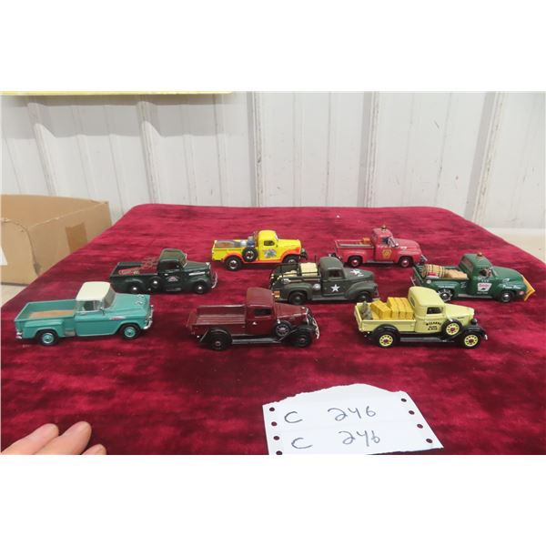 8x Matchbox Models of Yesteryear Die Cast Trucks, 1/43 Scale
