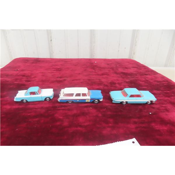Lot of 3 Corgi Die Cast Cars, 1/43 Scale