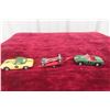 Image 1 : Lot of 3 Corgi Die Cast Race Cars With Trailer, 1/43 Scale