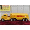 Image 1 : Tonka Shell Pressed Steel Tanker Truck and Trailer, 1970s 23 1/2" Long