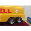Image 6 : Tonka Shell Pressed Steel Tanker Truck and Trailer, 1970s 23 1/2" Long