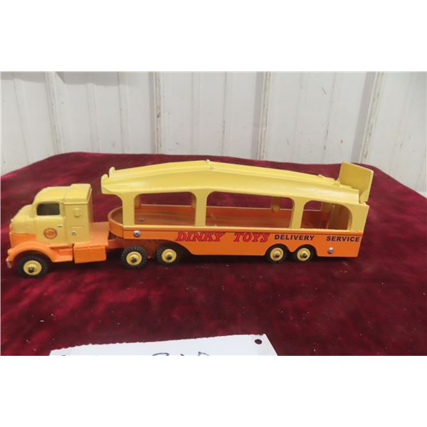 Dinky 982 Pullmore Car Transporter, 1950s–1960s, 10"