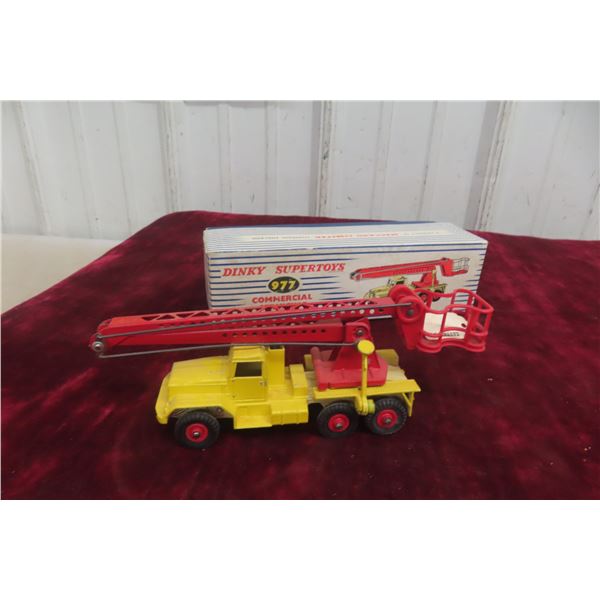 Dinky Supertoys Commercial Servicing Platform Truck, 1960, With Box, 5" Long, Boom 7 1/2"