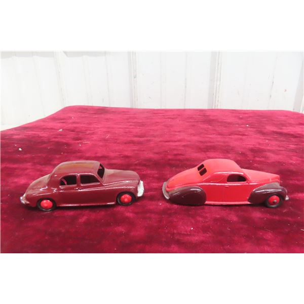 2x Dinky Cars Lincoln Zephyr + Rover