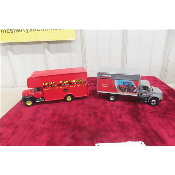 2x First Gear Die Cast International Truck & Tipper + Case IH 1/34 Scale