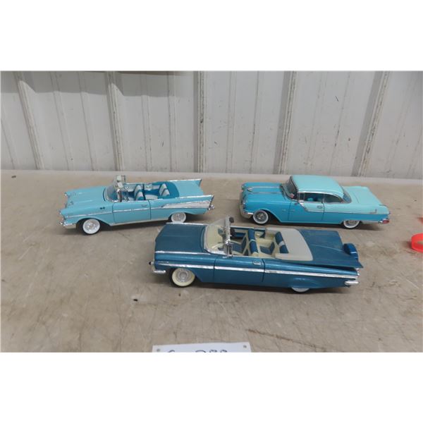 3x Die Cast Cars 1/18 Scale