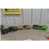 Image 1 : 3x Die Cast Cars 1/18 Scale 1971 Cuda, 1970 Chevelle SS, Corvette
