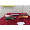 Image 1 : 5x Matchbox Ultra Semi Trucks and Trailer, Die Cast, 1/100 or 1/90 Scale