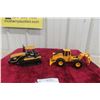 Image 1 : 2 Die Cast Vehicles Including ERTL JD 648E Log Skidder and CAT Challenger 95E, 1/30 Scale