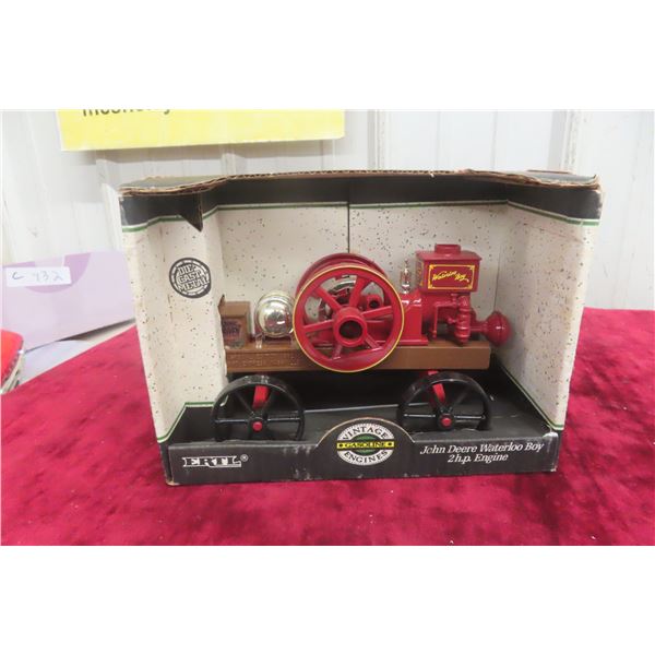 ERTL John Deere Log Boom Skidder Engine, 1/8 Scale Die Cast, In Box