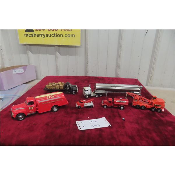 Mixed Matchbox and Lesney Vehicles, 1/50 Scale to 1/34 Scale