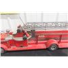 Image 12 : 1950s Pressed Steel Doepke Model Toy Aerial Ladder Fire Truck 32" Long
