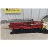 Image 1 : 1950s Pressed Steel Doepke Model Toy Aerial Ladder Fire Truck 32" Long